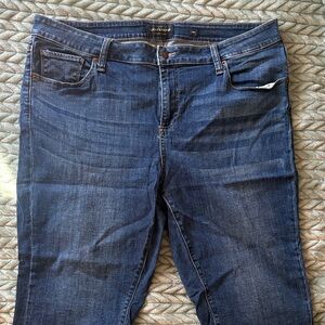 Lucky Brand Women's Dark Blue Ginger Bermuda Denim Shorts